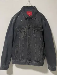 【レア商品】GUESS デニムジャケット クリスタル ブラック
