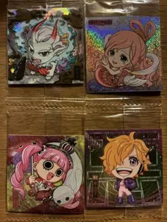 ワンピース ウエハース シール ヤマト ペローナ 等 人気キャラ 4枚セット