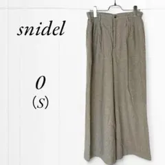 《スナイデル》ワイドパンツ/ズボン/シンプル/カジュアル/ウエストゴム/0(S)
