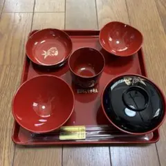 お食い初めセット　日枝神社　会津塗のサムネイル