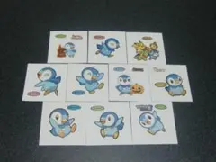 ポッチャマ　１０枚セット　ポケモン　デコキャラシール　第一パン