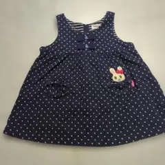 Miki House 水玉チュニック 80cm