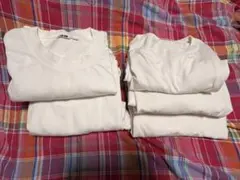 ユニクロ　エアリズムコットンクルーネックロンT 5枚　XXL まとめ売り