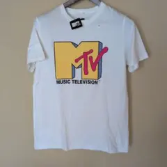 MTV ロゴプリント Tシャツ ホワイト M guのサムネイル