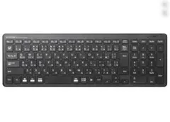 【美品】ELECOM エレコム ワイヤレスキーボード TK-FBP101