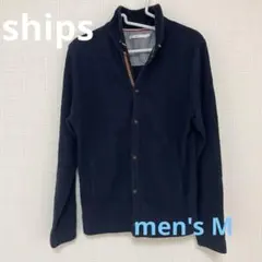 SHIPS カーディガン ネイビー Mサイズ　メンズのサムネイル