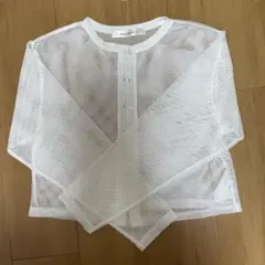 Blue Strive ホワイト メッシュ 長袖