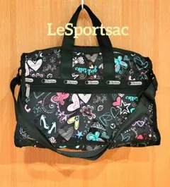 美品✴︎LeSportsac✴︎ girl talk柄 カラフルボストンバッグ