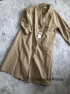 【タグ付き】moussy♢OVER LONG ジャケット トレンチコート