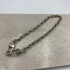 ！極美品！　ルイヴィトン　ウォレットチェーン　シルバー　145aaのサムネイル
