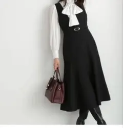 プロポーションボディドレッシング　マーメイドツイードジャンスカ　Mサイズ