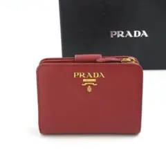 ✨新品未使用✨　PRADA ミニ財布　サフィアーノ　アイコン　ベルト ✨新品未使用✨ PRADA ミニ財布 サフィアーノ アイコン ベルト - メルカリ