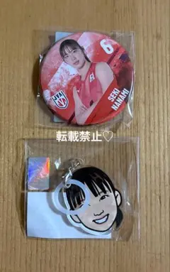 バレーボール女子日本代表 モバガチャ 関菜々巳 アクリルマーカー 缶バッジのサムネイル
