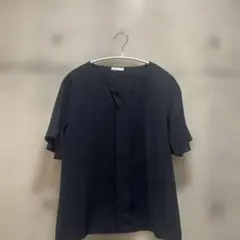 ビジネス　ブラウス　ブラック　おしゃれ　キレイ