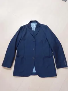 ユニクロ UNIQLO ジャケット ネイビー シングルブレスト 肩幅43cm