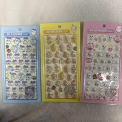 ちいかわ　ボンボンドロップシール　3個セット