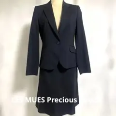 LES MUES プレシャスライン スーツ セットアップ 紺 ストライプ