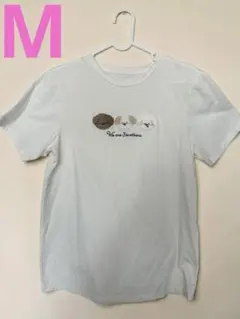 We are 3brothers 刺繍 半袖 Tシャツ ホワイト　犬　綿100%のサムネイル