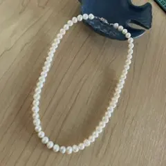 カット入り淡水パール ネックレス