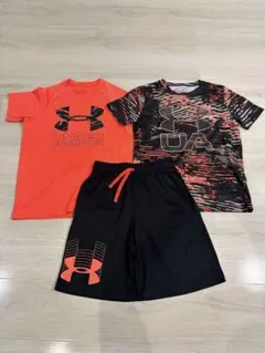 アンダーアーマー　 Tシャツ　ハーフパンツ　上下　セット　150