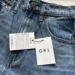 ＧＲＬ新品☆ハイウエストデーパードデニムパンツ