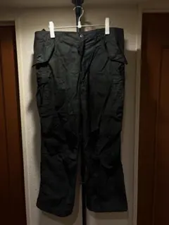 米軍 M65カーゴパンツ ウッドランド迷彩 BLACK染め