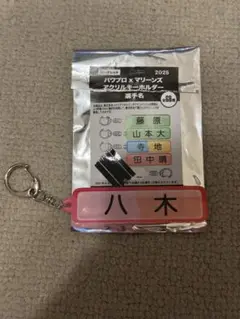 千葉ロッテマリーンズ パワプロ 選手名アクリルキーホルダー 八木彬