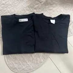 ZARA 黒無地長袖カットソー 122