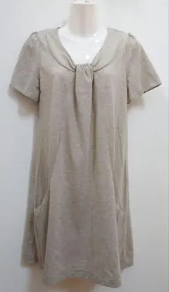 ストロベリーフィールズ カットソーワンピース 半袖ワンピース ドレープワンピース