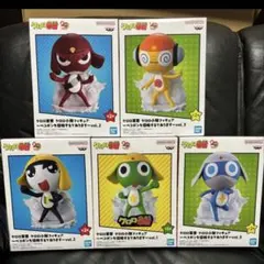 ケロロ軍曹 ケロロ小隊フィギュア ペコポンを侵略するであります 全5種コンプ