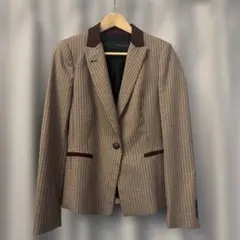 ZARA BASIC チェック柄 テーラードジャケット M