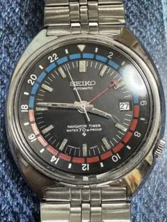 SEIKO NAVIGATOR TIMER 自動巻き GMT機能搭載のサムネイル