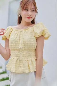 Lily Puff Sleeve Top herlipto for her - メルカリ