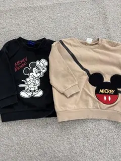ミッキーマウス トレーナー 2点セット