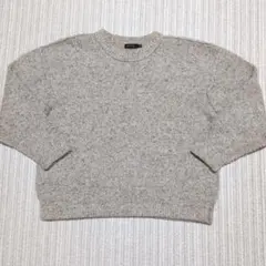 niko and... ネップミックスニット　セーター　ブラウン　М