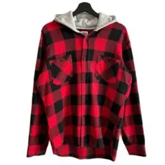 old Dickiesシャツパーカー Hooded Flannel Shirts