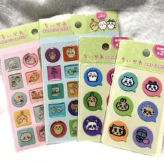 ちいかわ ぷくっとシールクリア、ふせん4シートセット