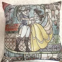 ディズニー ディズニープリンセス 美女と野獣 ベル クッション marushinのサムネイル