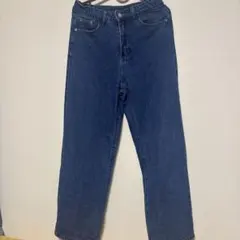 ダークブルー ストレートデニム