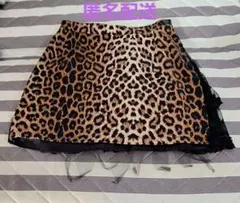 SEXY DYNAMITE LONDON　ヒョウ柄フリルミニスカート