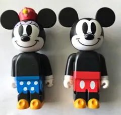 メディコム•トイDisney ベイブキューブ　ミッキー&ミニー2体セット