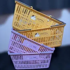 サンリオ 買い物カゴ キティ クロミ シナモン はぴだんぶい 4個セット