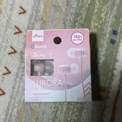 DAISO AURORA ワイヤレスイヤホン luminous pink