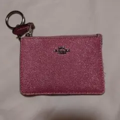 COACH パスケース 定期入れ ピンク