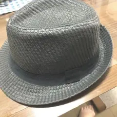 中折れ帽子　ブラック　夏用