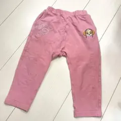 GU パウパトロール スカイ刺繍入りピンクボトムス 100cmのサムネイル