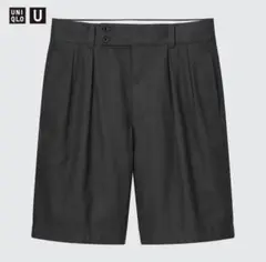 UNIQLO U ユニクロ ワイドフィットタックチノショーツ グレー