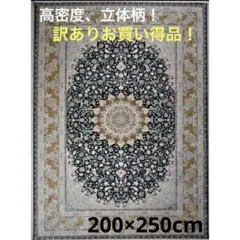 最後の一枚！超高密度織 絨毯！本場 イラン産200×250cm-202161 最後の一枚！超高密度織 絨毯！本場 イラン産200×250cm-202161 - メルカリ