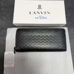 LANVIN en Bleu 黒 長財布 19Aのサムネイル