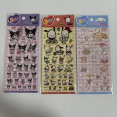韓国★5size クロミ　ポチャッコ　シナモロール シール　３枚セット